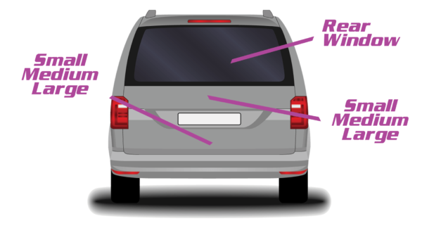 Minivan Bumper Placements