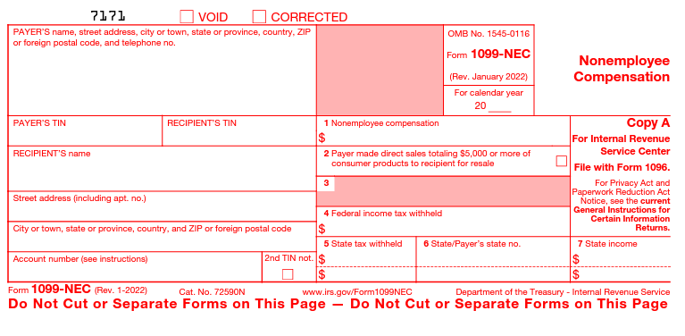 1099-NEC form